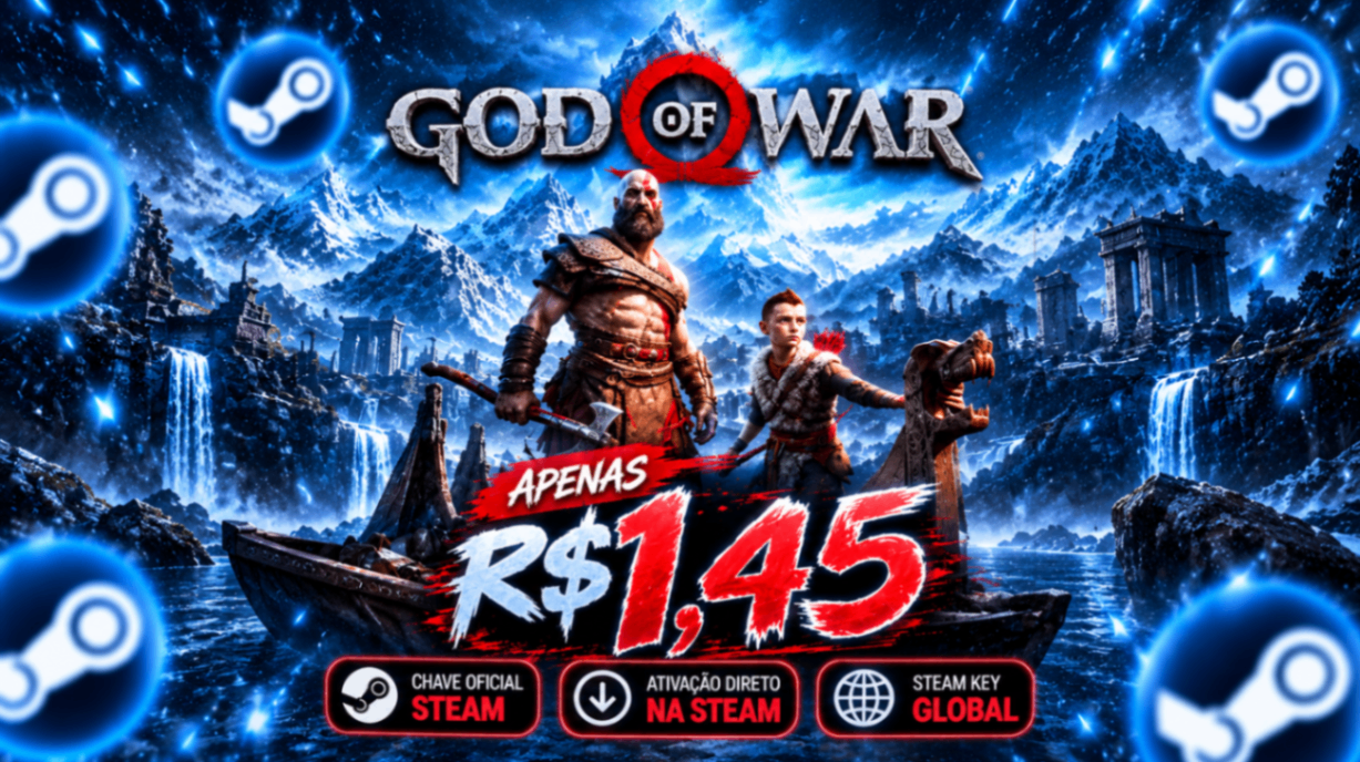 God of War (2018) - Steam Key GLOBAL (PREMIADA)