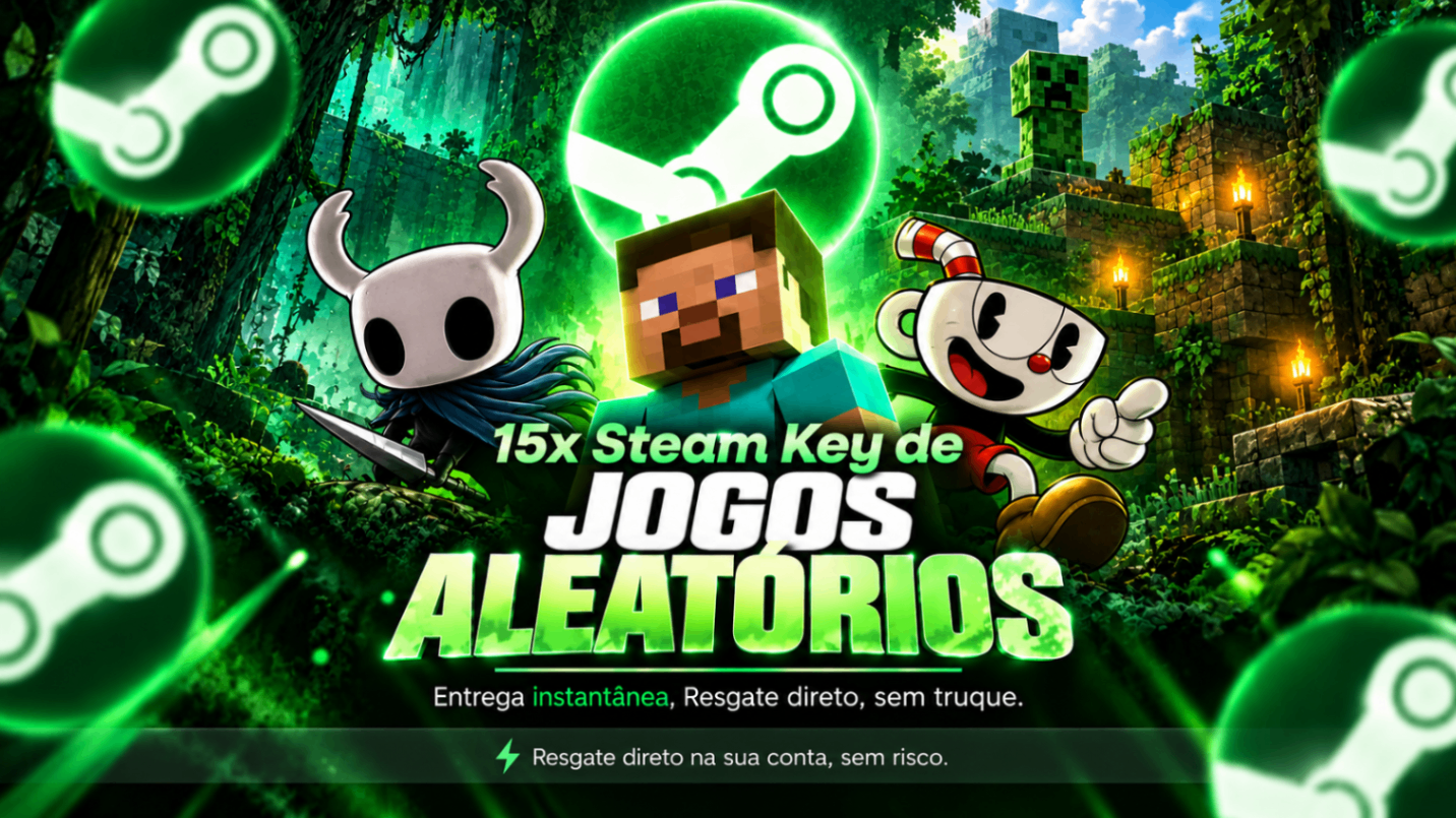 COMBO: 15x STEAM KEYS ALEATÓRIAS